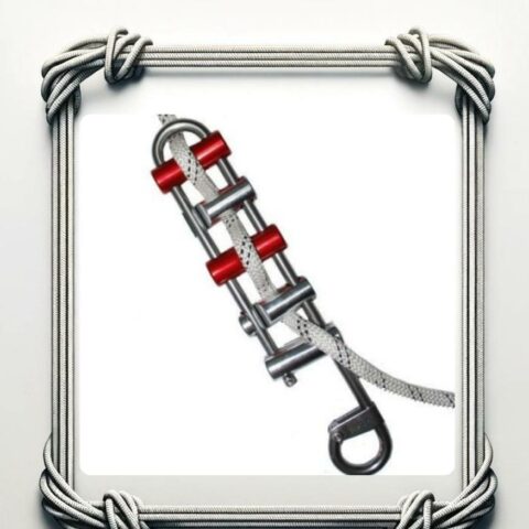RACK by Petzl descensor de barras adecuado a los largos descensos