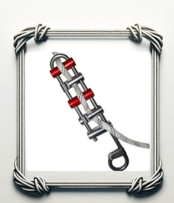 RACK by Petzl descensor de barras adecuado a los largos descensos