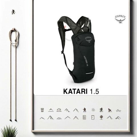 Osprey Katari 1.5 - Mochila de hidratación para Bicicleta para Hombre